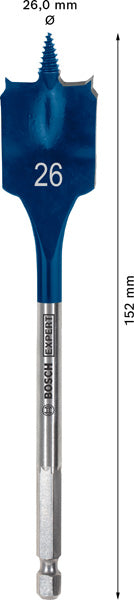 BOSCH EXPERT Self Cut Speed pljosnata burgija od 26 x 152 mm - Burgija glodalica Expert SelfCut Speed (2608900323)-SBT Alati Beograd