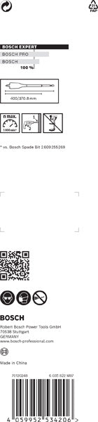 BOSCH EXPERT Self Cut Speed pljosnata burgija od 19 x 400 mm - Burgija glodalica Expert SelfCut Speed (2608900346)-SBT Alati Beograd