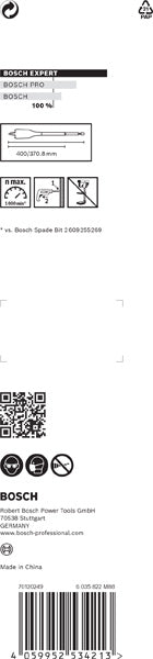 BOSCH EXPERT Self Cut Speed pljosnata burgija od 20 x 400 mm - Burgija glodalica Expert SelfCut Speed (2608900347)-SBT Alati Beograd