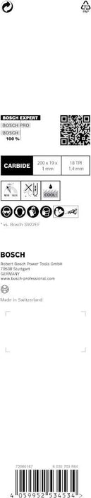 Bosch EXPERT „Thin Tough Metal“ S 1022 EHM list univerzalne testere, 1 deo - 2608900363