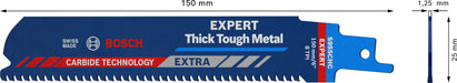 Bosch EXPERT „Thick Tough Metal“ S 955 CHC list univerzalne testere, 10 delova - 2608900367