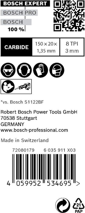 Bosch EXPERT „Vehicle Rescue“ S 957 CHM list univerzalne testere, 10 delova - 2608900379