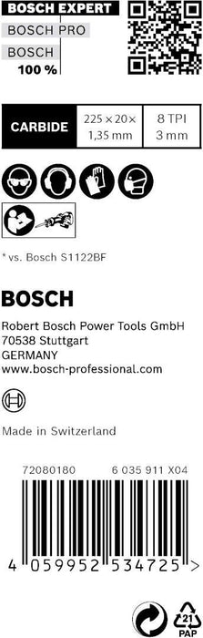 Bosch EXPERT „Vehicle Rescue“ S 1157 CHM list univerzalne testere, 10 delova - 2608900382