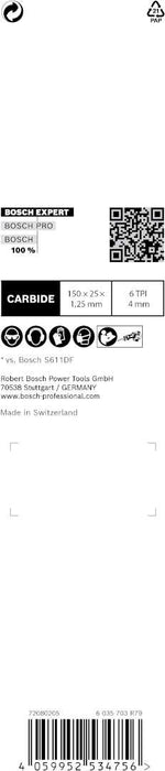 Bosch EXPERT „Window Demolition“ S 956 DHM list univerzalne testere, 1 deo - 2608900385