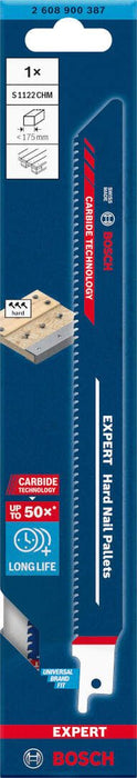 Bosch EXPERT „Hard Nail Pallets“ S 1122 CHM list univerzalne testere, 1 deo - 2608900387
