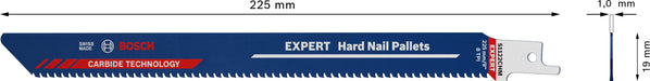 Bosch EXPERT „Hard Nail Pallets“ S 1122 CHM list univerzalne testere, 1 deo - 2608900387