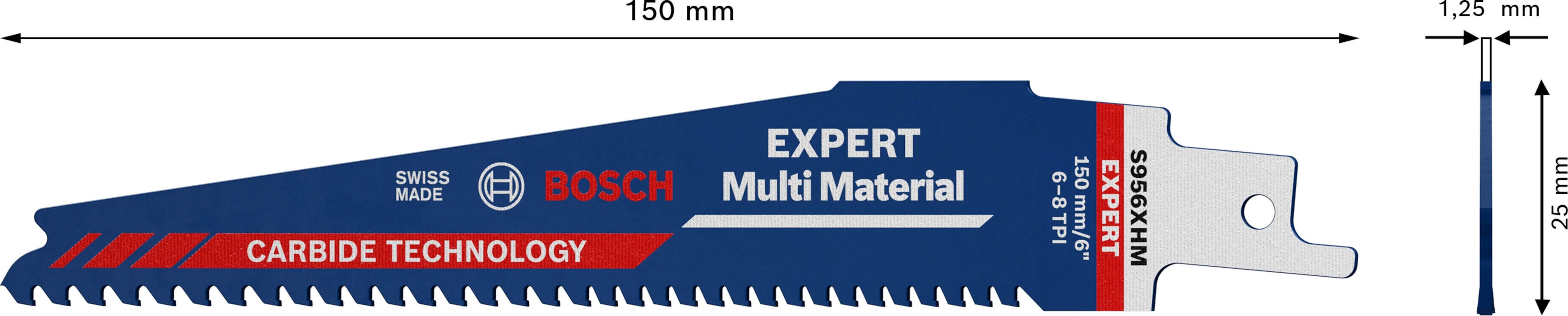 Bosch EXPERT „Multi Material“ 956 XHM list univerzalne testere, 10 delova - 2608900390