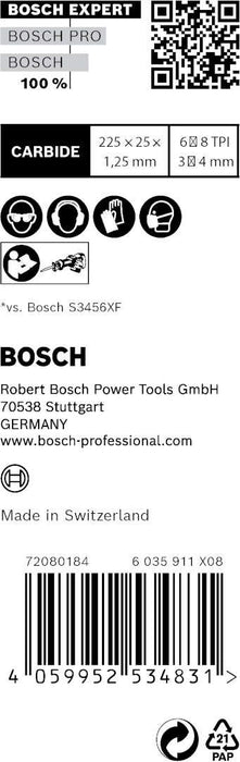 Bosch EXPERT „Multi Material“ S 1156 XHM list univerzalne testere, 10 dela - 2608900393