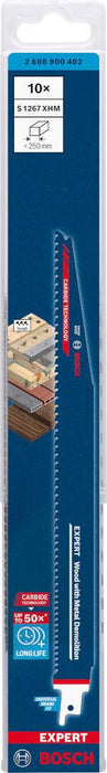 Bosch EXPERT „Wood with Metal Demolition“ S 1267 XHM list univerzalne testere, 10 delova - 2608900402