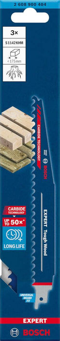 Bosch EXPERT „Tough Wood“ S 1142 KHM list univerzalne testere, 3 dela - 2608900404