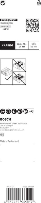 Bosch EXPERT „Aerated Concrete“ S 1241 HM list univerzalne testere, 3 dela - 2608900411