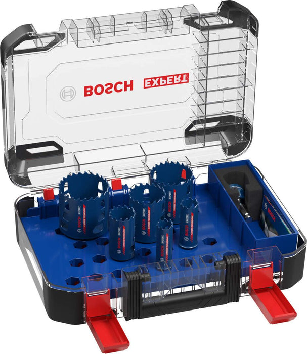 Bosch Komplet EXPERT Tough Material testera za otvore od 22/25/35/51/60/68 mm, 9 delova - 2608900445