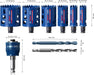 Bosch Komplet EXPERT Tough Material testera za otvore od 22/25/35/51/60/68 mm, 9 delova - 2608900445