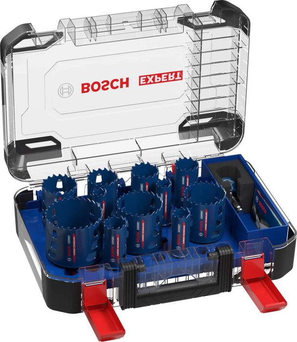 Bosch Komplet EXPERT Tough Material testera za otvore od 20/22/25/32/35/40/44/51/60/64/76 mm, 14 delova - 2608900447