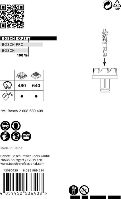 Bosch EXPERT Sheet Metal testera za otvore od 25x5 mm - 2608900494
