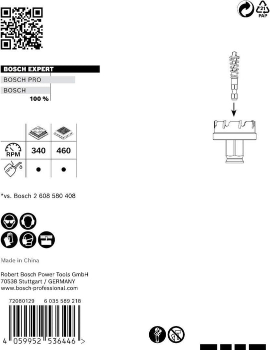 Bosch EXPERT Sheet Metal testera za otvore od 35 x 5 mm - 2608900498