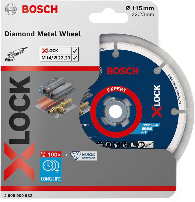 Bosch X-LOCK 115mm dijamantska ploča za sečenje metala Best for Metal - 2608900532