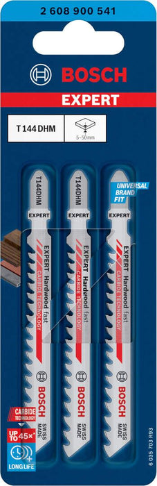 Bosch EXPERT „Hardwood Fast“ T 144 DHM list ubodne testere, 3 dela - 2608900541