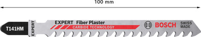 Bosch EXPERT „Fiber Plaster“ T 141 HM list ubodne testere, 3 dela - 2608900563
