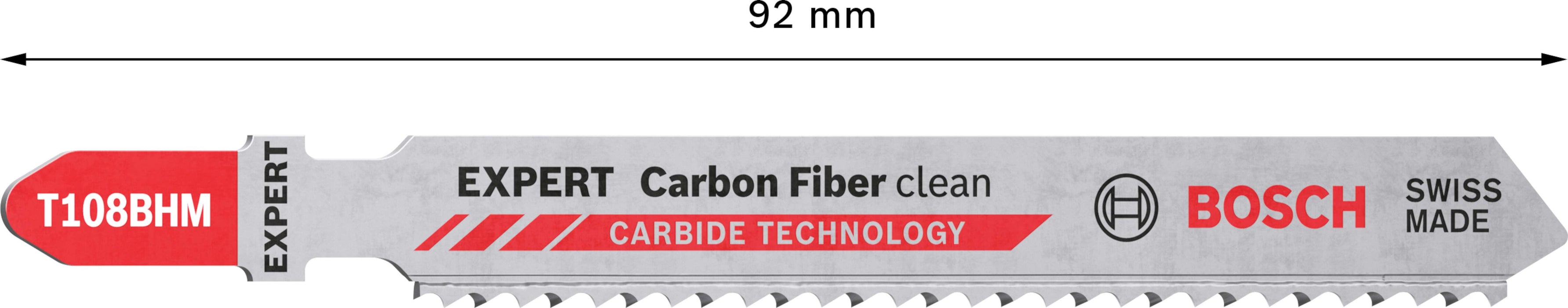 Bosch EXPERT „Carbon Fiber Clean“ T 108 BHM list ubodne testere, 3 dela - 2608900565