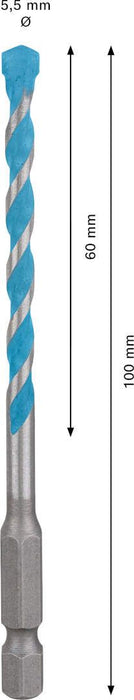 Bosch EXPERT HEX-9 MultiConstruction burgija od 5,5 x 60 x 100 mm - 2608900572
