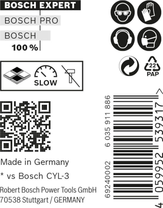 Bosch EXPERT CYL-9 MultiConstruction burgija od 5 x 50 x 85 mm, 10 delova - 2608900638