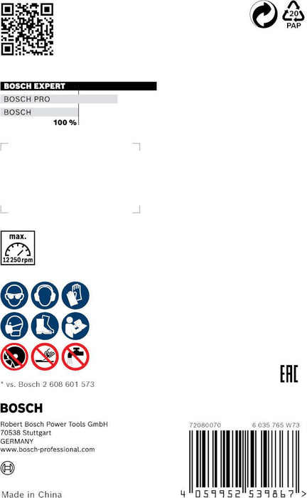 Bosch EXPERT Concrete dijamantska glava za brušenje od 125x22,23x4,5 mm - 2608900651