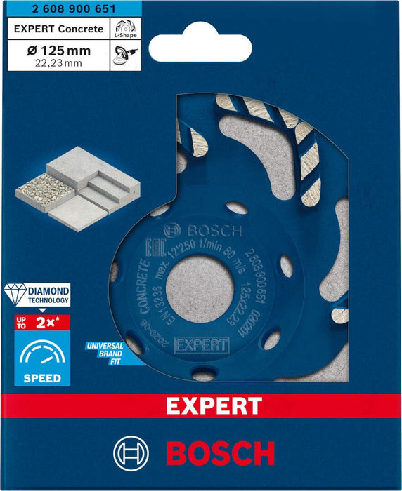 Bosch EXPERT Concrete dijamantska glava za brušenje od 125x22,23x4,5 mm - 2608900651