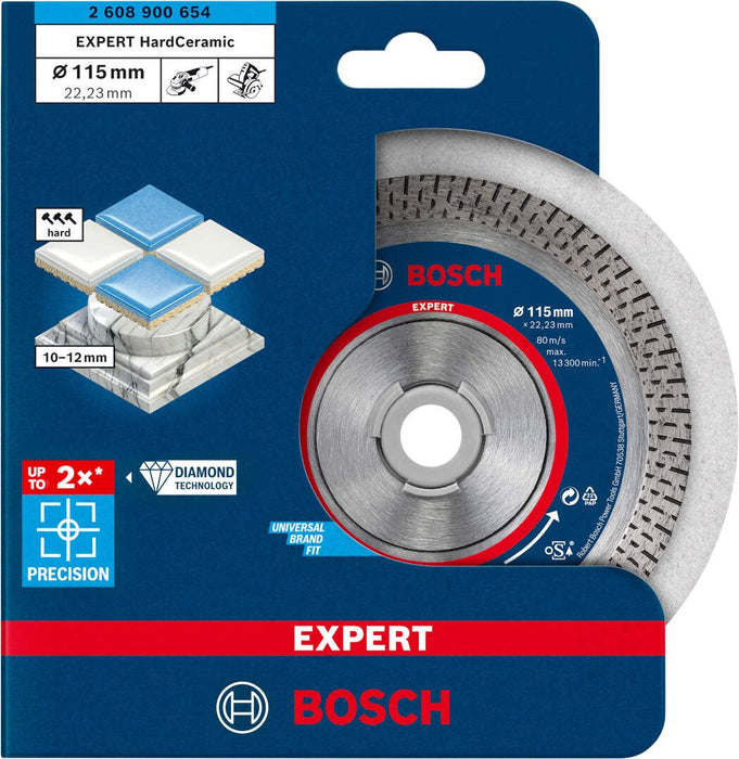 Bosch EXPERT HardCeramic dijamantska rezna ploča od 115x22,23x1,4x10 mm - 2608900654