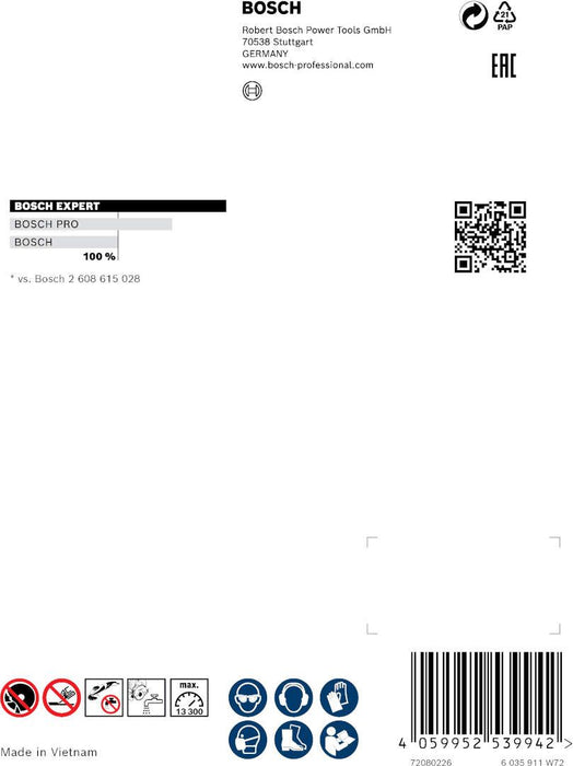 Bosch EXPERT MultiMaterial dijamantska rezna ploča od 115 x 22,23 x 2,2 x 12 mm - 2608900659