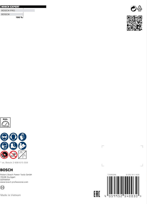 Bosch EXPERT MultiMaterial dijamantska rezna ploča od 450 x 25,40 x 3,3 x 12 mm - 2608900668