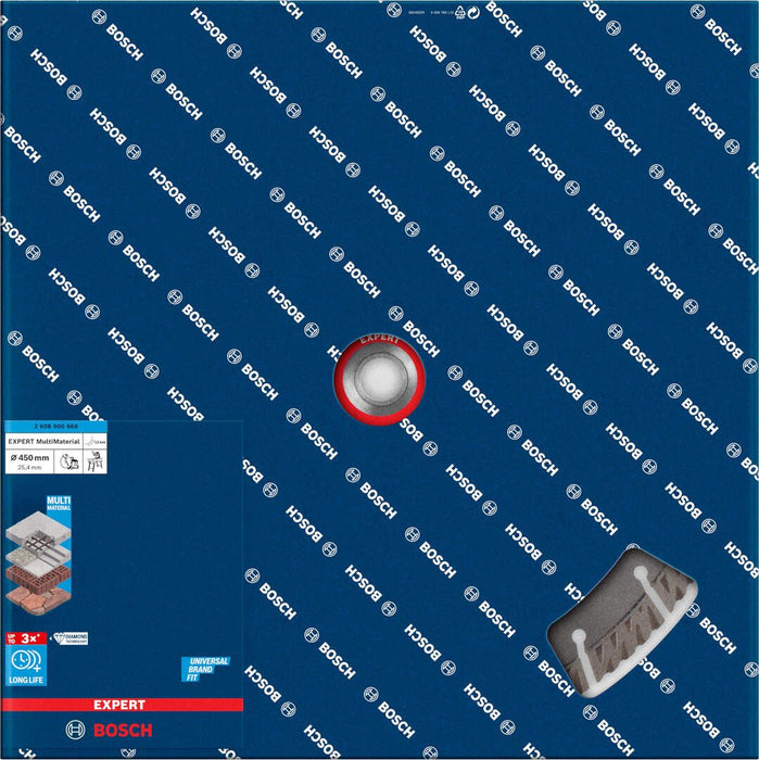 Bosch EXPERT MultiMaterial dijamantska rezna ploča od 450 x 25,40 x 3,3 x 12 mm - 2608900668