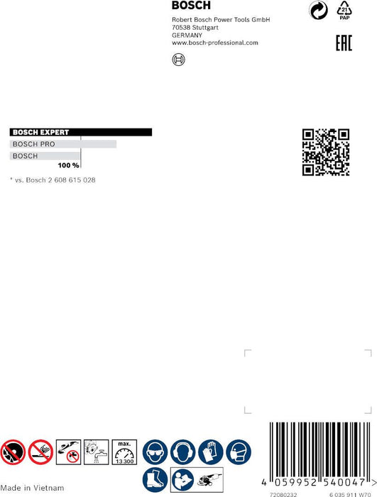 Bosch EXPERT MultiMaterial X-LOCK dijamantska rezna ploča od 115x22,23x2,4x12 mm - 2608900669