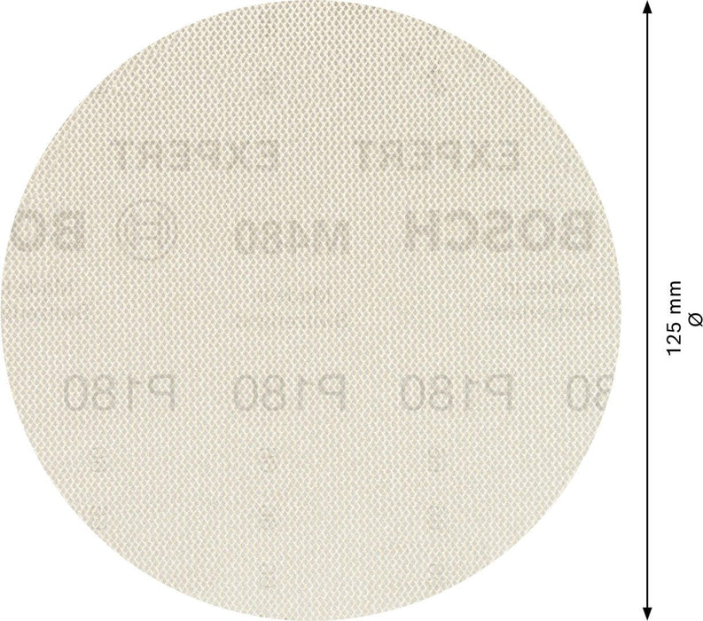 Bosch EXPERT M480 brusna mreža za rotacione brusilice od 125 mm, G 180, 5 delova - 2608900675
