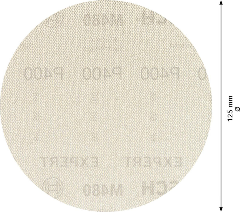 Bosch EXPERT M480 brusna mreža za rotacione brusilice od 125 mm, G 400, 50 delova - 2608900688