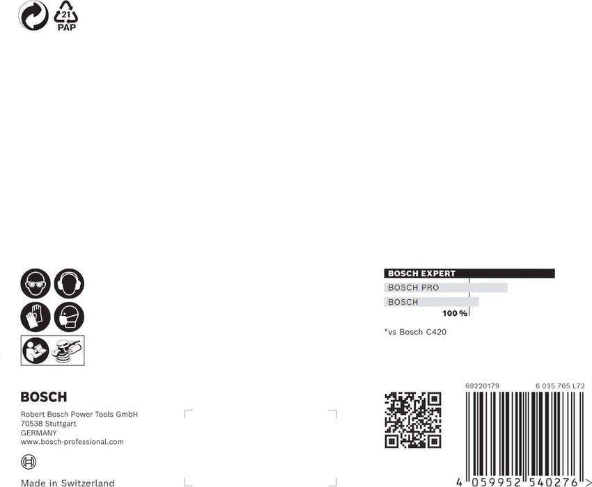 Bosch EXPERT M480 brusna mreža za rotacione brusilice od 150 mm, G 80, 5 delova - 2608900689