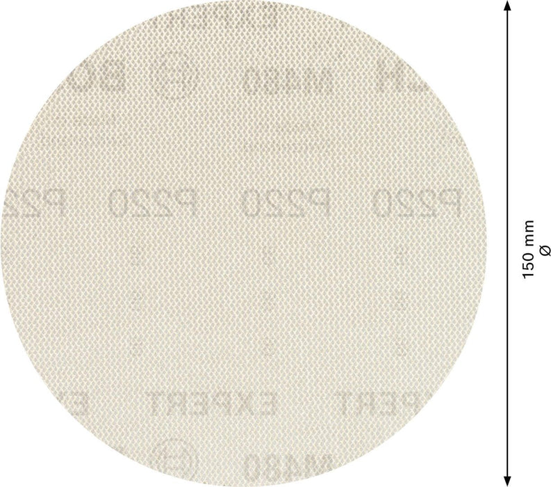 Bosch EXPERT M480 brusna mreža za rotacione brusilice od 150 mm, G 220, 5 delova - 2608900694