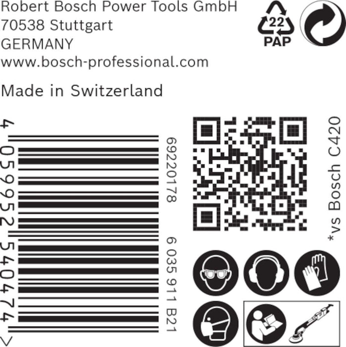 Bosch EXPERT M480 brusna mreža za brusilice za gips od 225 mm, G 120, 25 delova - 2608900709