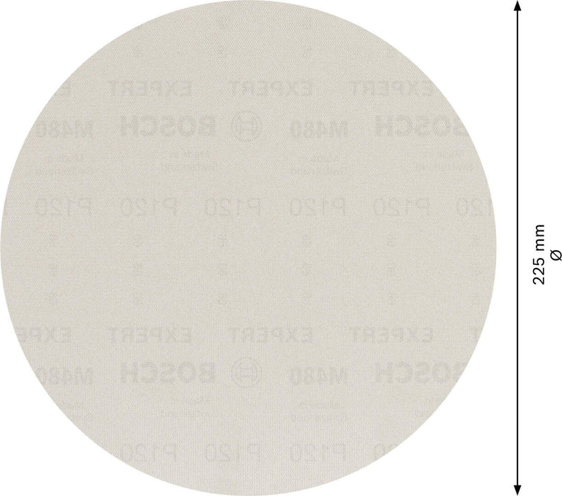 Bosch EXPERT M480 brusna mreža za brusilice za gips od 225 mm, G 120, 25 delova - 2608900709