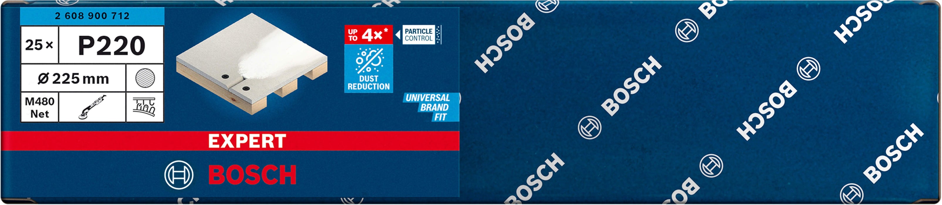 Bosch EXPERT M480 brusna mreža za brusilice za gips od 225 mm, G 220, 25 delova - 2608900712