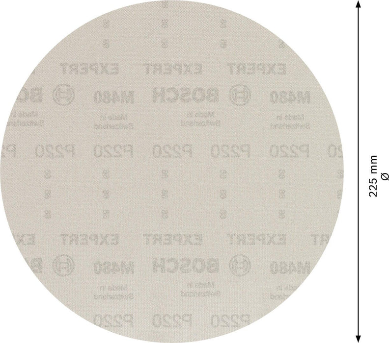 Bosch EXPERT M480 brusna mreža za brusilice za gips od 225 mm, G 220, 25 delova - 2608900712