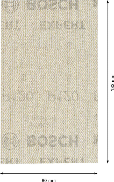 Bosch EXPERT M480 brusna mreža za vibracione brusilice od 80 x 133 mm, G 120, 10 delova - 2608900736