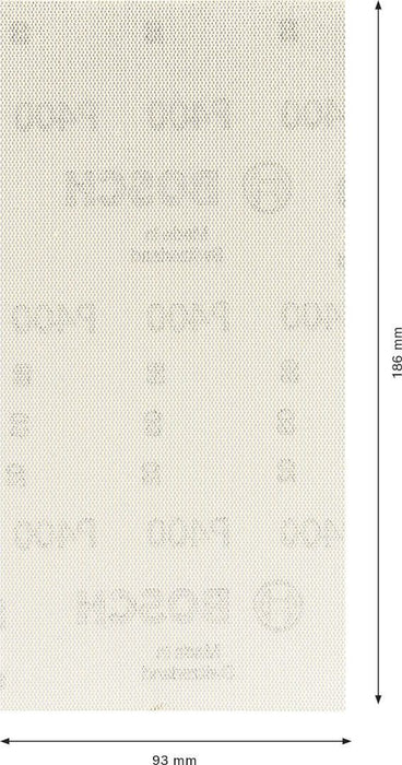 Bosch EXPERT M480 brusna mreža za vibracione brusilice od 93 x 186 mm, G 400, 10 delova - 2608900751