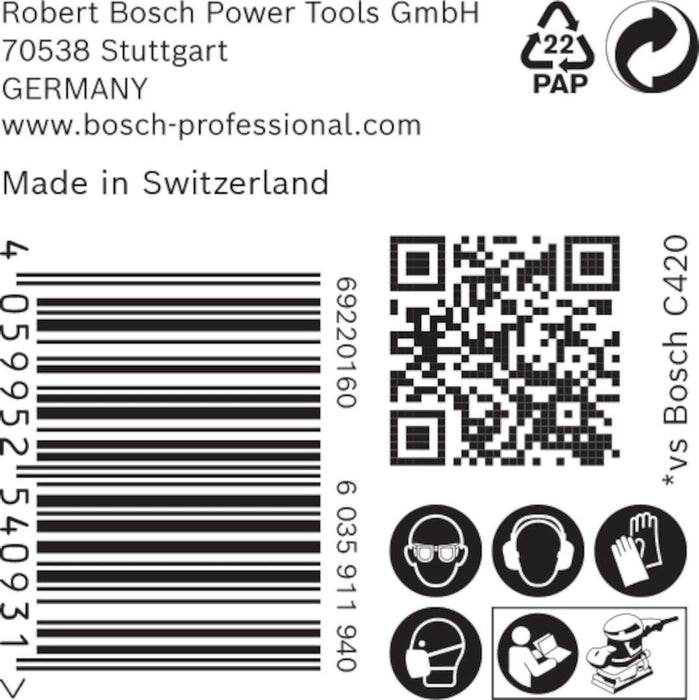 Bosch EXPERT M480 brusna mreža za vibracione brusilice od 93 x 186 mm, G 150, 50 delova - 2608900755