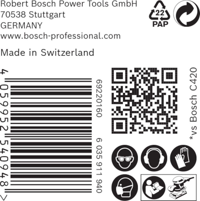 Bosch EXPERT M480 brusna mreža za vibracione brusilice od 93 x 186 mm, G 180, 50 delova - 2608900756