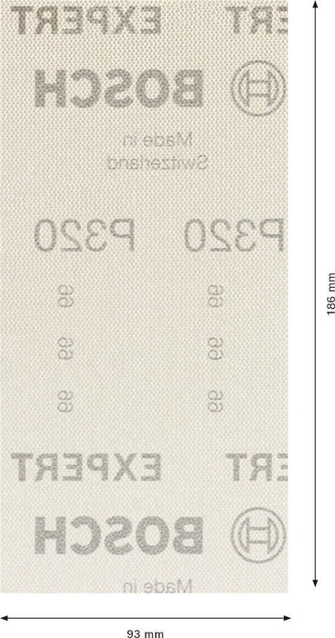 Bosch EXPERT M480 brusna mreža za vibracione brusilice od 93 x 186 mm, G 320, 50 delova - 2608900759