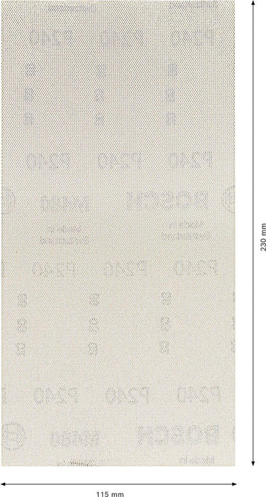 Bosch EXPERT M480 brusna mreža za vibracione brusilice od 115 x 230 mm, G 240, 10 delova - 2608900767