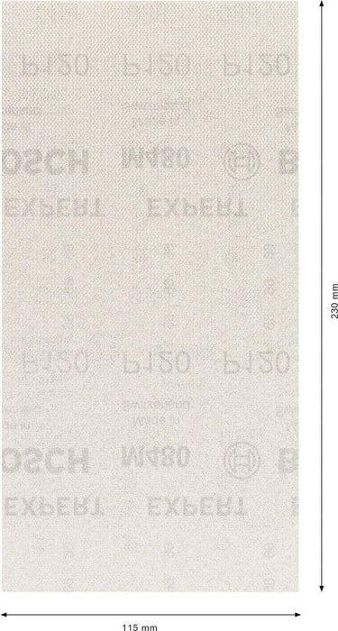 Bosch EXPERT M480 brusna mreža za vibracione brusilice od 115 x 230 mm, G 120, 50 delova - 2608900772