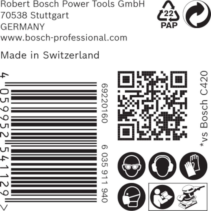Bosch EXPERT M480 brusna mreža za vibracione brusilice od 115 x 230 mm, G 320, 50 delova - 2608900774