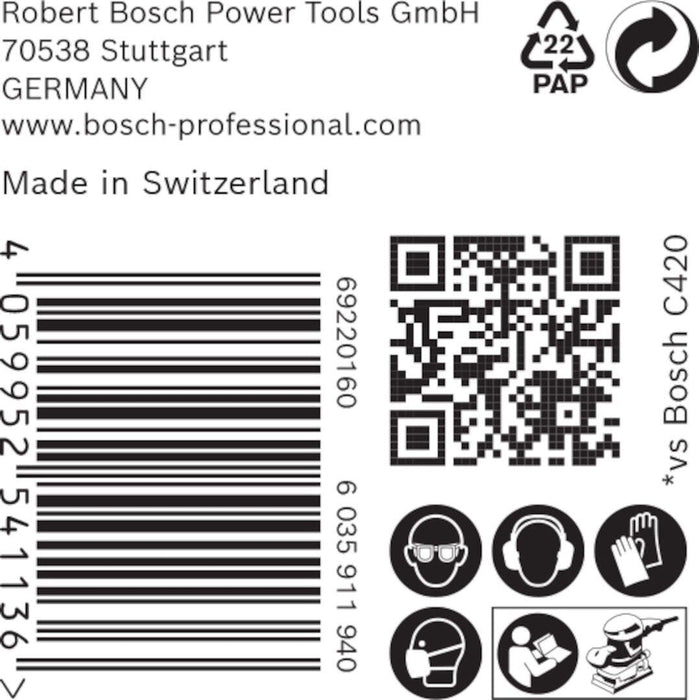 Bosch EXPERT M480 brusna mreža za vibracione brusilice od 115 x 230 mm, G 400, 50 delova - 2608900775